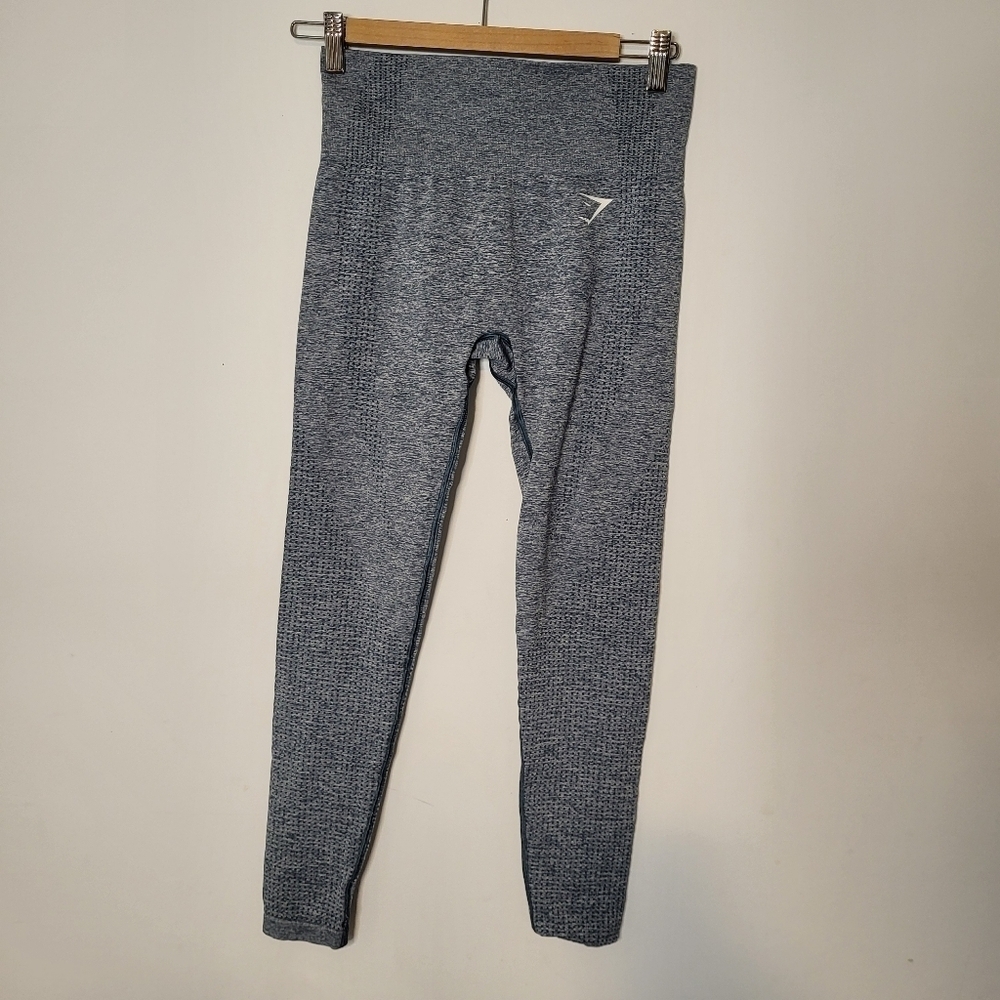 Gymshark Stretch Vital Seamless 2.0 High Rise Cropped Leggings Gray Size XS